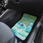 Australia Men National Water Polo Team Car Mats Aboriginal Dot Art Style Patriotic Aquatic Sport