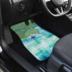 Australia Men National Water Polo Team Car Mats Aboriginal Dot Art Style Patriotic Aquatic Sport