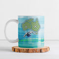 Australia Men National Water Polo Team Ceramic Mug Aboriginal Dot Art Style Patriotic Aquatic Sport