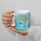 Australia Men National Water Polo Team Ceramic Mug Aboriginal Dot Art Style Patriotic Aquatic Sport