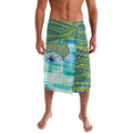 Australia Men National Water Polo Team Lavalava Aboriginal Dot Art Style Patriotic Aquatic Sport