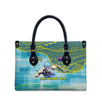 Australia Men National Water Polo Team Leather Bag Aboriginal Dot Art Style Patriotic Aquatic Sport
