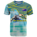 Australia Men National Water Polo Team T Shirt Aboriginal Dot Art Style Patriotic Aquatic Sport
