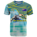 Australia Men National Water Polo Team T Shirt Aboriginal Dot Art Style Patriotic Aquatic Sport