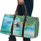 Australia Men National Water Polo Team Travel Bag Aboriginal Dot Art Style Patriotic Aquatic Sport