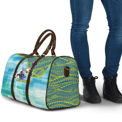 Australia Men National Water Polo Team Travel Bag Aboriginal Dot Art Style Patriotic Aquatic Sport