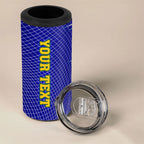 Personalized Australia Swimming Athlete 4 in 1 Can Cooler Tumbler Aboriginal Dot Pattern Competitive Swimmer Patriotic