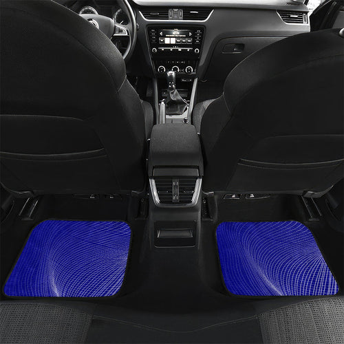 Personalized Australia Swimming Athlete Car Mats Aboriginal Dot Pattern Competitive Swimmer Patriotic