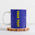 Personalized Australia Swimming Athlete Ceramic Mug Aboriginal Dot Pattern Competitive Swimmer Patriotic