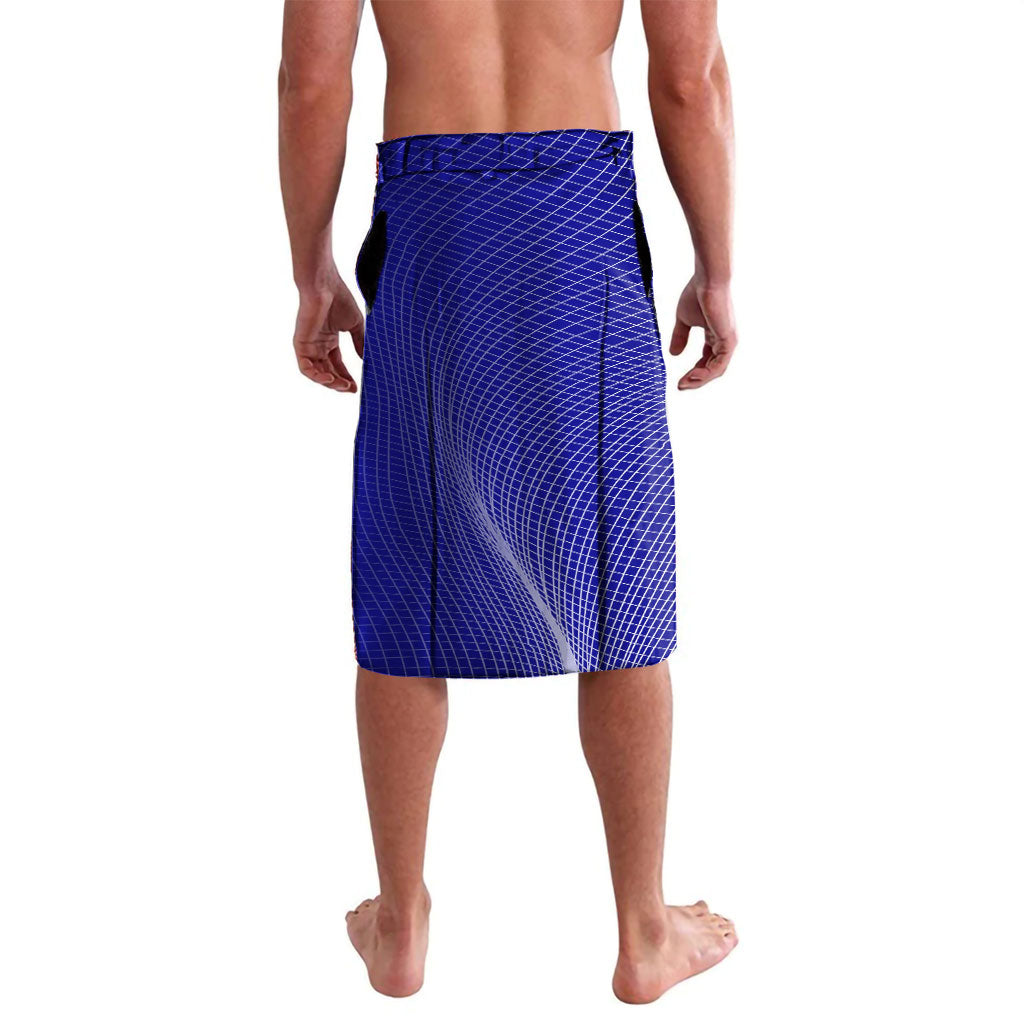 Personalized Australia Swimming Athlete Lavalava Aboriginal Dot Pattern Competitive Swimmer Patriotic