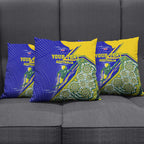 Personalized Australia Swimming Athlete Pillow Cover Aboriginal Dot Pattern Competitive Swimmer Patriotic