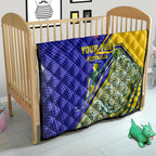 Personalized Australia Swimming Athlete Quilt Aboriginal Dot Pattern Competitive Swimmer Patriotic