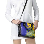 Personalized Australia Swimming Athlete Shoulder Handbag Aboriginal Dot Pattern Competitive Swimmer Patriotic