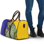 Personalized Australia Swimming Athlete Travel Bag Aboriginal Dot Pattern Competitive Swimmer Patriotic