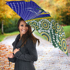 Personalized Australia Swimming Athlete Umbrella Aboriginal Dot Pattern Competitive Swimmer Patriotic