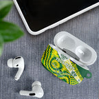 Personalised Australia Swimming Athlete AirPods Case Aboriginal Pattern Freestyle Swimmer Patriotic