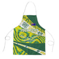 Personalised Australia Swimming Athlete Apron Aboriginal Pattern Freestyle Swimmer Patriotic