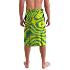 Personalised Australia Swimming Athlete Lavalava Aboriginal Pattern Freestyle Swimmer Patriotic