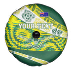 Personalised Australia Swimming Athlete Spare Tire Cover Aboriginal Pattern Freestyle Swimmer Patriotic