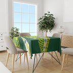 Personalised Australia Swimming Athlete Tablecloth Aboriginal Pattern Freestyle Swimmer Patriotic