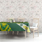Personalised Australia Swimming Athlete Tablecloth Aboriginal Pattern Freestyle Swimmer Patriotic