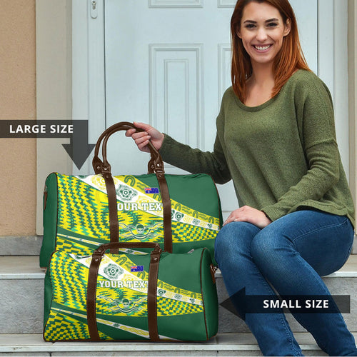 Personalised Australia Swimming Athlete Travel Bag Aboriginal Pattern Freestyle Swimmer Patriotic
