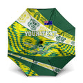 Personalised Australia Swimming Athlete Umbrella Aboriginal Pattern Freestyle Swimmer Patriotic