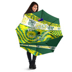 Personalised Australia Swimming Athlete Umbrella Aboriginal Pattern Freestyle Swimmer Patriotic