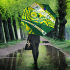 Personalised Australia Swimming Athlete Umbrella Aboriginal Pattern Freestyle Swimmer Patriotic