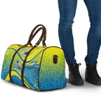 Personalized Australia Water Polo Swimmer Travel Bag Dynamic Swimmer With Wave Pattern And National Colors
