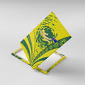 Personalized Australia Swimming Champion Canvas Wall Art Freestyle Swimmer With Swirling Wave And Cultural Patterns