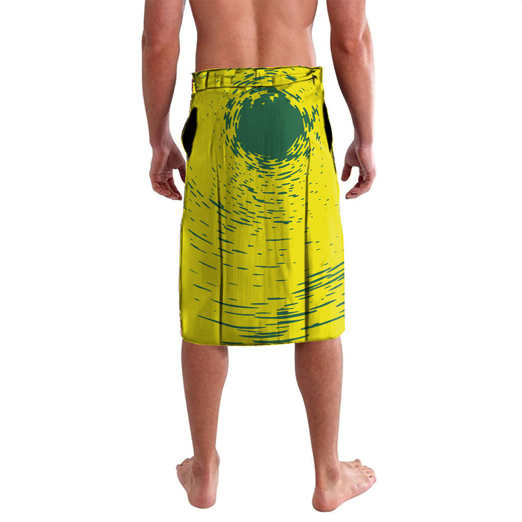 Personalized Australia Swimming Champion Lavalava Freestyle Swimmer With Swirling Wave And Cultural Patterns