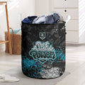 Port Adelaide Power Laundry Basket Urban Graffiti Street Art - Bold Abstract Spray Paint