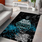 Port Adelaide Power Area Rug Urban Graffiti Street Art - Bold Abstract Spray Paint