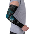 Port Adelaide Power Arm Sleeves Urban Graffiti Street Art - Bold Abstract Spray Paint