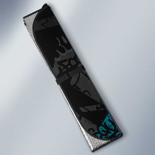Port Adelaide Power Auto Sun Shade Urban Graffiti Street Art - Bold Abstract Spray Paint