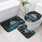 Port Adelaide Power Bathroom Set Urban Graffiti Street Art - Bold Abstract Spray Paint