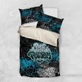 Port Adelaide Power Bedding Set Urban Graffiti Street Art - Bold Abstract Spray Paint