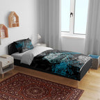 Port Adelaide Power Bedding Set Urban Graffiti Street Art - Bold Abstract Spray Paint