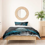 Port Adelaide Power Bedding Set Urban Graffiti Street Art - Bold Abstract Spray Paint