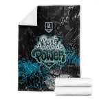 Port Adelaide Power Blanket Urban Graffiti Street Art - Bold Abstract Spray Paint