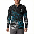 Port Adelaide Power Button Sweatshirt Urban Graffiti Street Art - Bold Abstract Spray Paint