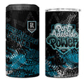 Port Adelaide Power 4 in 1 Can Cooler Tumbler Urban Graffiti Street Art - Bold Abstract Spray Paint
