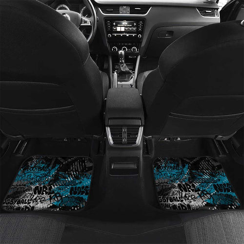 Port Adelaide Power Car Mats Urban Graffiti Street Art - Bold Abstract Spray Paint