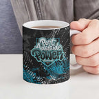 Port Adelaide Power Ceramic Mug Urban Graffiti Street Art - Bold Abstract Spray Paint