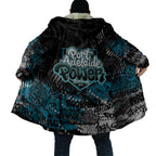 Port Adelaide Power Cloak Urban Graffiti Street Art - Bold Abstract Spray Paint