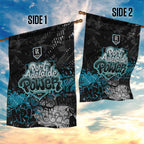 Port Adelaide Power Garden Flag Urban Graffiti Street Art - Bold Abstract Spray Paint