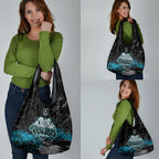 Port Adelaide Power Grocery Bag Urban Graffiti Street Art - Bold Abstract Spray Paint