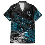 Port Adelaide Power Hawaiian Shirt Urban Graffiti Street Art - Bold Abstract Spray Paint