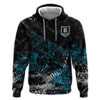 Port Adelaide Power Hoodie Urban Graffiti Street Art - Bold Abstract Spray Paint